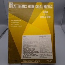 Vintage Sheet Music, Great Themes from Great Movies 1962, Song Book for Guitar - £11.67 GBP