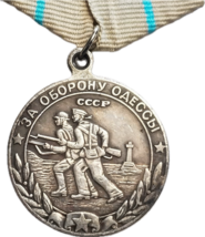 Médaille WWII &quot;Pour la défense d&#39;Odessa&quot; - Restrike commémorative - $18.55 CAD