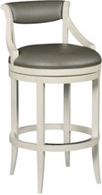 Bar Stool Woodbridge Taylor Curved Top Rail Squared Tapered Legs Square Nickel - £1,238.20 GBP