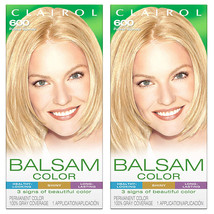 Pack of (2) New Clairol Balsam Permanent Hair Color, 600 Palest Blonde - £13.54 GBP