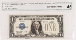 1928-C Silver Certificate Extra Fine FR #1603 HB Block Rare - €422,01 EUR