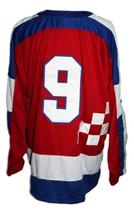Any Name Number Croatia Hrvatska Retro Hockey Jersey New Sewn Red Any Size image 2