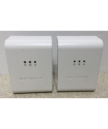 Set of 2 NETGEAR XET1001 85 MBit s Powerline Network Adapter Bridge - £11.85 GBP