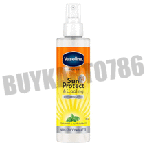 Vaseline SPF15 Cool Mint &amp; Aloe Extract Sun Protect &amp; Cooling Body Lotion 180ML - £27.39 GBP