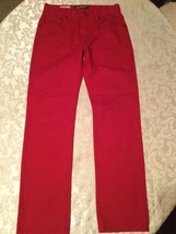 Girls-Arizona-jeans-Size 12- red skinny jeans - £9.95 GBP