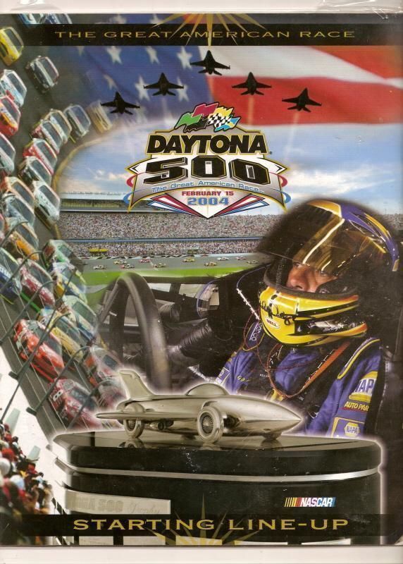 2004 Daytona 500 Starting Line Up sheet - $9.98
