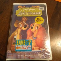 Lady And The Tramp Vhs 1998 New Sealed Masterpiece Collection Walt Disney 1998 - £10.11 GBP