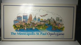 Minneapolis  St. Paul Opolygame Board Game 1990 MN Nationalopoly Monopoly - $16.49