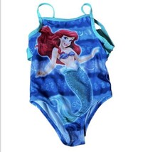 Disney Princess Little Mermaid Ariel Swimsuit Girls 4T One Piece - £9.46 GBP