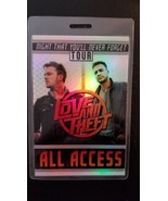 LOVE AND THEFT - ORIGINAL NIGHT THAT YOU&#39;LL NEVER TOUR LAMINATE BACKSTAG... - £50.90 GBP
