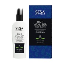 2 x Sesa Ayurvedic Hair Vitaliser for Men for Hair Growth with Comb Applicator - £19.66 GBP