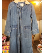 The Australian Outback Collection Blue Denim Duster Jacket Trench Coat Mens XS - $100.00