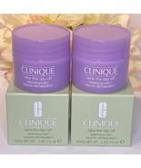2 X Clinique Take The Day Off Cleansing Balm .5 = 1oz 30ml New In Box Fr... - $9.85