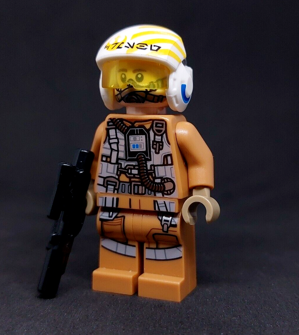 Lego Star Wars Resistance Gunner Pilot The Last Jedi Minifigure 75188 sw... - $16.49
