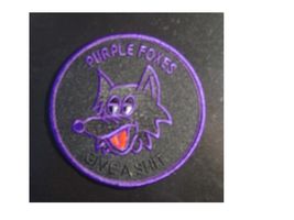 USMC PATCH - VMM-364 PURPLE FOXES PATCH PURPLE ON BACK BACKGROUND NEW - $6.44