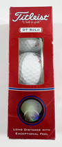 New Titleist DT Solo Golf Balls Morgan Stanley Logo Pack of 3 - £7.64 GBP