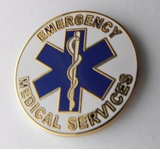 Ems Lapel Pin Emergency Medical Services Emt Paramedic 1 Inch - £4.57 GBP