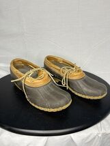 LL Bean Ankle Duck Boots Rubber Leather Size DM Men’s 6 Women’s 8 - $30.00