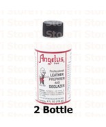 2 Bottle Angelus Professional Leather Preparer And Deglazer In 4 Fl. Oz. - $224.29 MXN