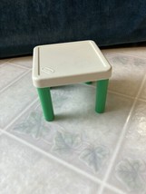 Vintage Little Tikes Dollhouse Table Kitchen Furniture Green legs - £12.77 GBP