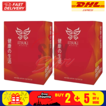 2 Box Itsuki Kenko Red Pepper &amp; Herbal Foot Pads Patch Detoxifying DHL E... - £57.90 GBP