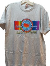 Celebrate Diversity Rainbow of Cultures Common Heritage t shirt gray M Men women - £14.21 GBP