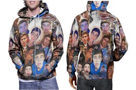 Nash Grier Collage Photos  Mens Graphic Pullover Hooded Hoodie - £27.28 GBP+