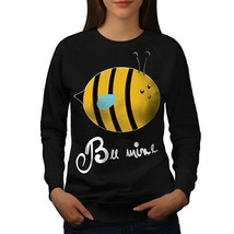Wellcoda Bee Mine Pun Joke Funny Womens Sweatshirt,  Casual Pullover Jumper - £22.86 GBP+