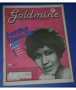 Aretha Franklin Goldmine Magazine Vintage 1989 Jerry Wexler Chuck Willis  - $67.79 CAD