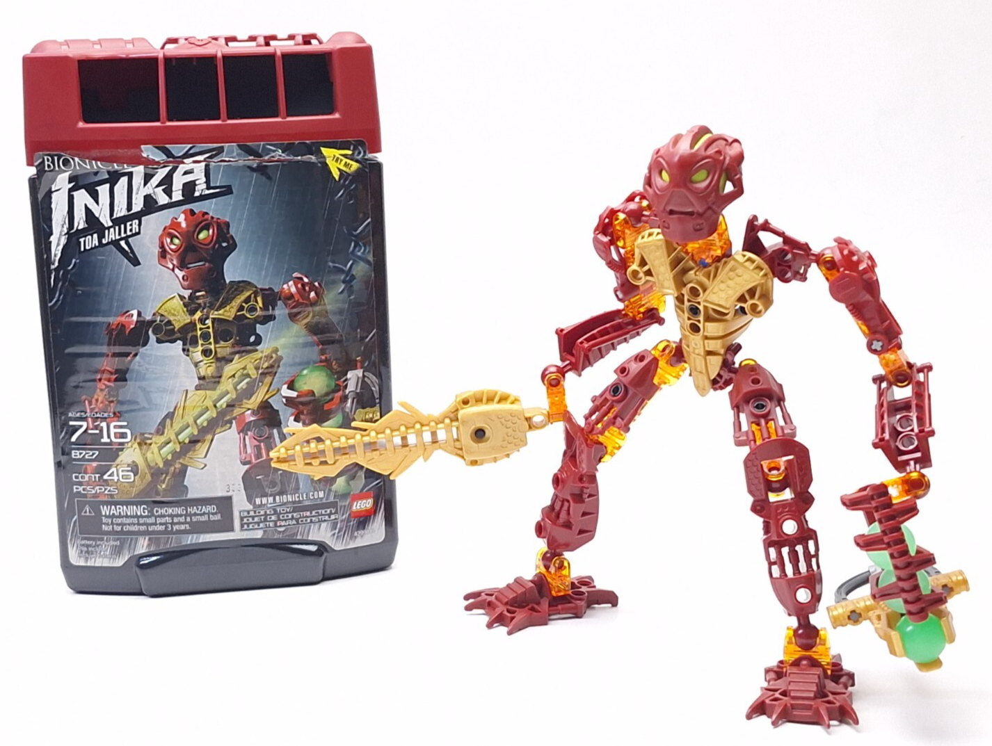 Lego Bionicle Toa Inika 8727 Toa Jaller Set - $22.92