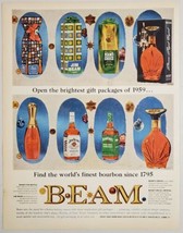 1959 Print Ad Jim Beam Kentucky Bourbon Decanter Gift Packages Christmas - £11.94 GBP