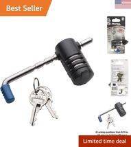 Key Lock Coupler Latch Lock with Protective Keyway Cover - Secure Hitch ... - $28.22