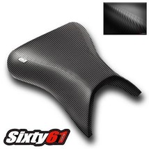 Kawasaki ZX6R Seat Cover 1998 1999 2000 2001 2002 Luimoto Black Front Ni... - $59.57