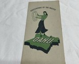 Vintage 1950 Oahu Hawaii Crossroads of the Pacific Travel Guide Island M... - $29.69