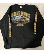 Rolling Thunder Pow MIA Salute To The Wall Washington D.C. 2014 Long Sle... - $20.84 CAD