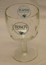 Busch Bavarian Beer Thumbprint Goblet Vintage Glass Beer Mug Man Cave Barware - £17.13 GBP
