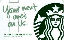 Starbucks 2014 Your next ones on us. Collectible Gift Card New No Value - £2.35 GBP