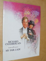 RICHARD CHAMBERLAIN  My Fair Lady Program Lerner Loew&#39;s 1993 Seattle Tic... - £14.66 GBP