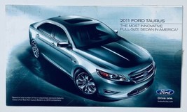 2011 Ford Taurus Dealer Showroom Sales Brochure Guide Catalog - $14.22