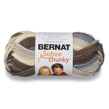 Spinrite Bernat Softee Chunky Ombre Yarn - Natures Way, 1 Pack of 3 Pieces - £23.15 GBP