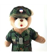 Bear Force of America 20” Plush US Army Female Teddy Bear 1989 Ira Green - £31.56 GBP