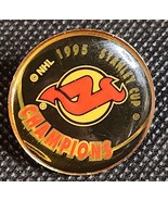 1995 Champions Stanley Cup New Jersey Devils Lapel Hat Pin - £6.92 GBP