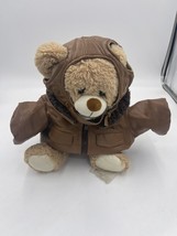 Inter American Brown Cream Bear Plush 16&quot; Stuffed 2013 Pilot bear - £23.25 GBP