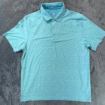 Hickey Freeman Golf Polo Shirt Floral Print Stretch Short Sleeve XL - $34.17 CAD