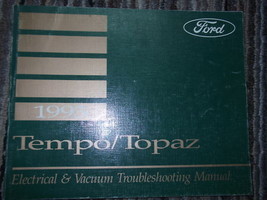 1993 Ford Tempo Wiring &amp; Mercury Topaz Electrical &amp; Vacuum wiring Diagram Manual - $6.99