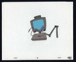 COMPUTER from Brave Little Toaster painted animation cell art drawing DI... - $12.38