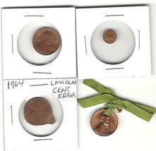 Mini Novelty Lincoln Cent 1957 1964 1975 Counter Stamp Planchet Error Usa Penny - £78.95 GBP