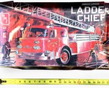 Vintage AMT Ladder Chief Fire Engine - 1/25 Scale Model - Partially asse... - $46.38