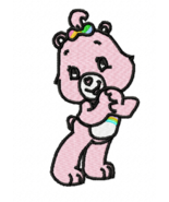 Carebear Pink Rainbow Fille Machine Embroidery Design - £3.12 GBP