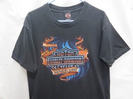 Vintage 90s Harley Davidson T Shirt Mens Sz L Reno Nevada Double 2 Sided Rare - $80.70